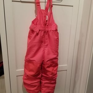 Girls Cherokee Size 4T SNOW  OVERALLS